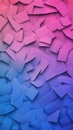 A stunning random gradient background, bursting with vibrant colors, featuring highquality 3D letters for an intense visual impact