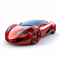Stunning Red High Speed Sports Car Organic Sculpting Mike Mayhew