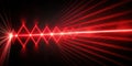 Stunning Red Laser Light Wave Pattern A HighDefinition Abstract Background for Digital Art Science Fiction or Royalty Free Stock Photo