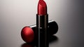 Stunning red lips, classic beauty, statement-making, makeup sophistication. Crafted with precision. Generated by AI