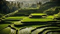 Stunning Rice Terraces in Bali, Indonesia