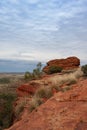 Stunning rock formations found in the Red Centre, Kings Canyon, Northern Territory, Australia Royalty Free Stock Photo