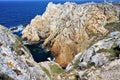 Stunning rocky coastline Brittany France