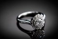 A Stunning Rose Gold Diamond Ring for Women