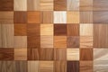 Rustic Wood Flooring Panorama: Top View of Solid Oak Parquet, Laminate & Herringbone Fishbone Pattern for Country House Royalty Free Stock Photo