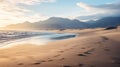 Stunning Sand And Mountain Scenery: A Nature-inspired 8k Resolution Photo Royalty Free Stock Photo