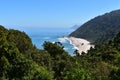 A view of Scotts Beach, part of Heaphy Track in New Zealand Royalty Free Stock Photo