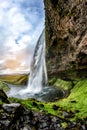 Stunning Seljalandsfoss Falls Royalty Free Stock Photo