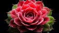 stunning Sempervivum plant in full blossom