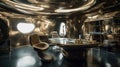 Stunning Silver and Brass Interior: Futuristic Luxury Design by Award-Winning Steven Meisel