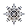 Stunning Snowflake Winter Wonderland Design Element for Festive Projects against transparent background Royalty Free Stock Photo