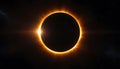 Stunning Solar Eclipse Photo Breathtaking Celestial Event Royalty Free Stock Photo