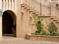 Exterior stairway, Tlaquepaque Arts and Crafts Village Royalty Free Stock Photo