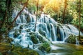 Stunning spring view of Skradinski Buk waterfall. Splendid morning scene of Krka National Park, Lozovac village location, Croatia, Royalty Free Stock Photo