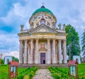 The stunning St Joseph Church in form of Rotonda of Pidhirtsi Castle complex, Ukraine