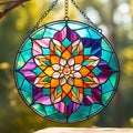 Stunning Stained Glass Sun-Catcher