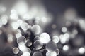 white blur abstract background. bokeh christmas blurred beautiful shiny Christmas lights Royalty Free Stock Photo