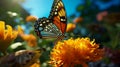 Monarch Butterfly on Wildflower: Vibrant Nature Photography for Your Inspiration.