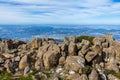 Stunning summit of Mount Wellington overlooking Hobart Royalty Free Stock Photo