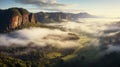 Stunning Sunrise Photography Of Majestic Tableland With Godrays