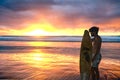 Stunning Sunrise over Ocean Royalty Free Stock Photo