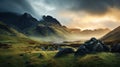 Stunning Landscape Scotland Wallpaper For Iphone - Matte Painting Style