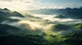 Stunning Sunrise Photography: Majestic Hinterland With Godrays And Mist