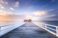 Stunning Sunrise At Queenscliff Pier Royalty Free Stock Photo