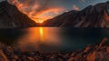 Stunning Sunset At Crater Lake In Peru Captured In 8k Resolution With Sony Alpha A7 Iv Camera