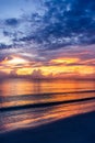 Stunning Sunset Naples Beach Royalty Free Stock Photo