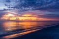 Stunning Sunset Naples Beach Royalty Free Stock Photo