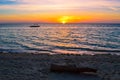 Stunning sunset over San Remigio, Cebu, Philippines Royalty Free Stock Photo