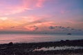 Stunning sunset in Pulau Tioman, Malaysia.