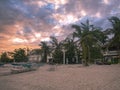 A stunning sunset sky over Malapascua Island