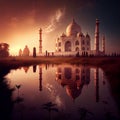 Taj Mahal sunrise sunset