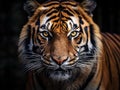 Ai Generated illustration Wildlife Concept of Stunning tiger