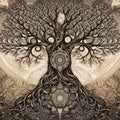 stunning tree, esoteric symbol