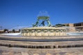 Tritons Fountain in Malta Royalty Free Stock Photo