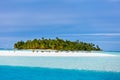 Stunning tropical beach at exotic island in Pacific Royalty Free Stock Photo