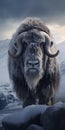 Stunning Tundra Photography: Capturing The Beauty Of Musk Ox In Ray-trace Technology