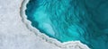 Stunning turquoise geode crystal formation Royalty Free Stock Photo