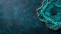 Stunning turquoise geode crystal formation Royalty Free Stock Photo