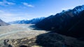 Stunning valley view in New Zealand Royalty Free Stock Photo