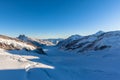 Stunning view of Aletschglacier from Jungfraujoch