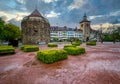 Stunning view of Amthausplatz with Burristurm and Bieltor towers, Solothurn, Switzerland