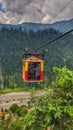 Arang Kel Cable Car in Neelum Valley, Kashmir Pakistan Royalty Free Stock Photo