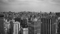 Stunning view of a breathtaking view of a Sao Paulo cityscape in Brasil Royalty Free Stock Photo