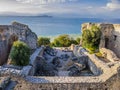 Catullus Caves ruins, roman villa in Sirmione, Lake Garda, Italy Royalty Free Stock Photo