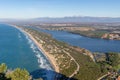 The stunning view from Circeo Peak. Italy Royalty Free Stock Photo