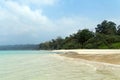 Stunning view of Elephant Beach near Radhanagar Beach on Havelock Island Royalty Free Stock Photo